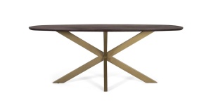 MASA DINING ELEGANTA 200CM, LEMN DE SALCAM SI METAL, ARTIM GROUP SELECTION - Img 2