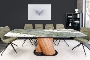 MASA DINING EXTENSIBILA, ELEMENTS 180/260CM, CADRU DIN FURNIR NUC SI BLAT DIN CERAMICA, ARTIM GROUP SELECTION - Img 6