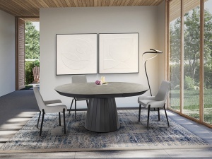 MASA DINING EXTENSIBILA, KORIA 130/230CM, MDF SI METAL, DESIGN MODERN, SCHULLER - Img 3