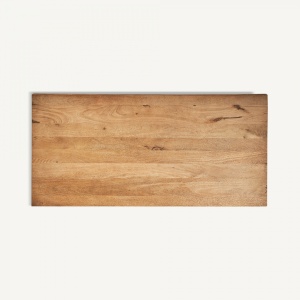 MASA DINING GARD, MARO/NEGRU, REF. 32179, PRELUCRATA MANUAL, CONFECTIONATA DIN LEMN DE MANGO SI FIER, STIL RUSTIC - Img 3