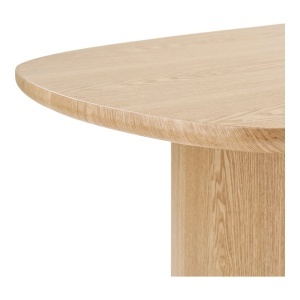 MASA DINING SERRA 110x210x75 cm, REALIZATA DIN LEMN DE FRASIN SI MDF, CULOARE NATUR, HOUSE NORDIC - Img 5