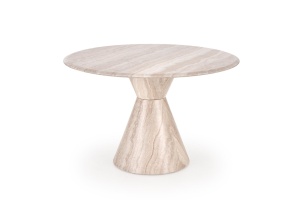 MASA DINING STIL ABBOT, 120CM DIAMETRU, CONFECTIONATA DIN MDF LAMINAT, STIL MODERN - Img 5