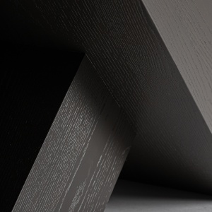 MASA DINING YVORE 240CM, LEMN DE STEJAR DE CULOARE NEAGRA, STIL CONTEMPORANT, VICAL HOME - Img 6