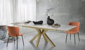 MASA EXTENSIBILA 160/240CM, TYCHI, DIN METAL SI CERAMICA, ARTIM GROUP SELECTION - Img 6