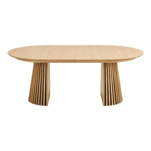 MASA EXTENSIBILA OSAKA 120x200-250-300x75CM, , REALIZAT DIN FURNIR DE STEJAR, CULOARE NATUR, ARTIM HOUSE - Img 3