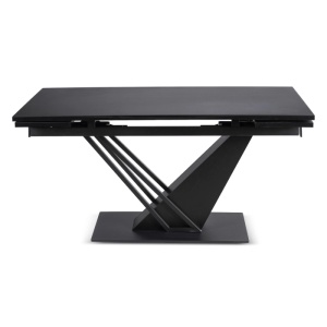 MASA EXTENSIBILA REX 160/220CM, REALIZATA DIN METAL SI BLAT DIN MDF, CULOARE NEAGRA, ARTIM MEBLE - Img 7