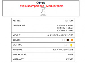 MASA OLIMPIO 70X65 - Img 4