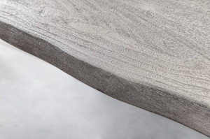 MASA SCORPION 140CM, LEMN MASIV DE SALCAM SI METAL, DESIGN INDUSTRIAL - Img 4