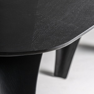 MASA SUFRAGERIE DEOSEBITA, BILZEN 280CM, FURNIR/MDF SI FIBRA DE STICLA, NEGRU, ARTIM GROUP SELECTION - Img 3