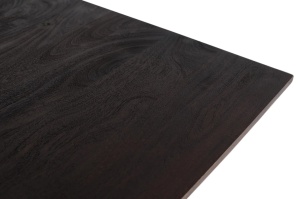 MASA SUFRAGERIE KAIA 230CM, REALIZATA DIN LEMN DE SALCAM SI METAL, CULOARE NUC/NEGRU, GINER Y COLOMER - Img 5