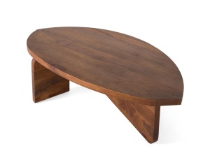 MASUTA CAFEA MARIS 110CM, REALIZATA DIN LEMN DE MANGO, CULOARE MARO, GINER Y COLOMER - Img 3