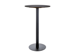 MASUTA DE BAR BT-001, NEAGRA FI60, CU BLAT DIN CERAMICA SI PICIOR DIN METAL, STIL MODERN