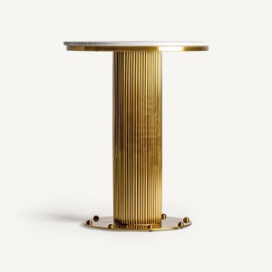 MASUTA DE BAR DOLNY 76CM, DIN METAL SI MARMURA, DESIGN EXCLUSIVIST, VICAL HOME