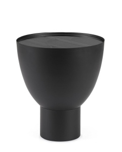 MASUTA DE CAFEA ARCHIE 40, NEAGRA, CONFECTIONATA DIN OTEL, STIL MODERN