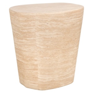 MASUTA DE CAFEA FICTUS BEJ, 8677, CONFECTIONATA DIN TRAVERTIN ARTIFICIAL, STIL MODERN - Img 1