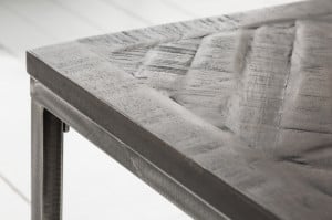 MASUTA DE CAFEA, INFINITY HOME 100CM, LEMN MASIV MANGO, COD 40058 DESIGN RETRO - Img 5