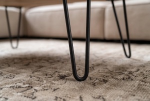 MASUTA DE CAFEA ORGANIC LIVING 100CM, REALIZATA DIN LEMN DE MANGO, CULOARE NATUR, INVICTA INTERIOR - Img 2
