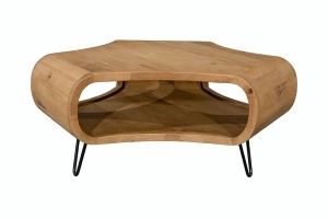 MASUTA DE CAFEA ORGANIC LIVING 90CM, REALIZATA DIN LEMN DE MANGO, CULOARE NATUR, INVICTA INTERIOR
