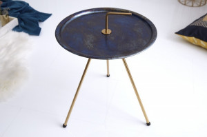 MASUTA DE CAFEA SIMPLY CLEVER 39493 AURIU/ALBASTRU STIL MODERN - Img 1