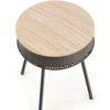 MASUTA DE CAFEA TROFEE, NATURAL-NEGRU ,STIL VINTAGE, HALMAR - Img 2