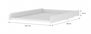 MASUTA DE SCHIMBAT BEBELUSI HOPPA DESIGN SCANDINAV BA - Img 3