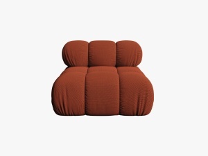 MODUL CANAPEA BELLIS, CARAMIZIU, CU TAPITERIE DIN TEXTIL 3D SONIC, MICADONI