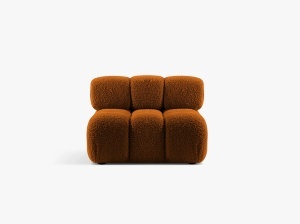 MODUL CANAPEA BELLIS, CARAMIZIU, CU TAPITERIE DIN TEXTIL BOUCLE ROLF, MICADONI