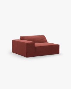 MODUL CANAPEA/COLTAR JODIE, 122X99 CM, LEMN DE CIRES, TAPITAT CU TAPITERIE DIN TEXTIL STRUCTURAT LINS, MICADONI