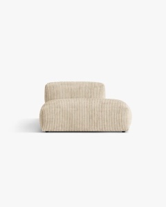 MODUL CANAPEA/COLTAR MARTINA, 133X106 CM, PE DREAPTA, BEJ DESCHIS, TAPITAT CU TAPITERIE DIN TEXTIL COORDOI TILIA, MICADONI