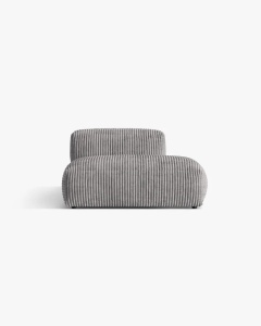 MODUL CANAPEA/COLTAR MARTINA, 133X106 CM, PE DREAPTA, GRI DESCHIS, TAPITAT CU TAPITERIE DIN TEXTIL COORDOI TILIA, MICADONI