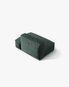 MODUL CANAPEA/COLTAR MARTINA, 133X106 CM, PE DREAPTA, VERDE MUSCHI, TAPITAT CU TAPITERIE DIN TEXTIL CATIFEA VOGUE, MICADONI - Img 3