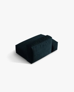 MODUL CANAPEA/COLTAR MARTINA, 133X106 CM, PE STANGA, ALBASTRU INCHIS, TAPITAT CU TAPITERIE DIN TEXTIL CATIFEA VOGUE, MICADONI - Img 3