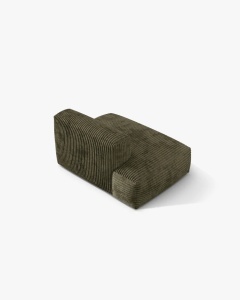 MODUL CANAPEA/COLTAR MARTINA, 133X106 CM, PE STANGA, VERDE MUSCHI, TAPITAT CU TAPITERIE DIN TEXTIL COORDOI TILIA, MICADONI - Img 3