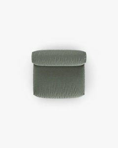 MODUL CANAPEA/COLTAR MARTINA, 76X130 CM, VERDE MUSCHI, TAPITAT CU TAPITERIE DIN TEXTIL STRUCTURAT BOSTON, MICADONI - Img 4