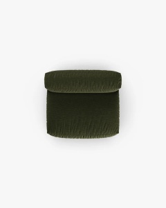 MODUL CANAPEA/COLTAR MARTINA, 76X130 CM, VERDE, TAPITAT CU TAPITERIE DIN TEXTIL STRUCTURAT BOSTON, MICADONI - Img 4