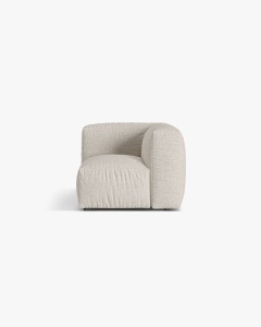 MODUL CANAPEA/COLTAR MARTINA, 76X98 CM, BEJ, TAPITAT CU TAPITERIE DIN TEXTIL BOUCLE MONET, MICADONI