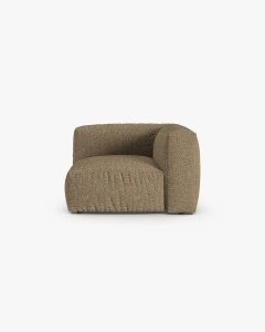 MODUL CANAPEA/COLTAR MARTINA, 76X98 CM, CAPPUCCINO, TAPITAT CU TAPITERIE DIN TEXTIL BOUCLE MONET, MICADONI
