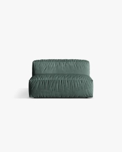 MODUL CANAPEA/COLTAR MARTINA, 90X132 CM, VERDE MUSCHI TAPITAT CU TAPITERIE DIN TEXTIL CATIFEA VOGUE, MICADONI