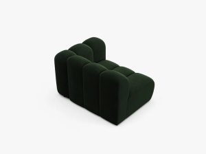 MODUL CANAPEA LUPIN, 114 CM, PE DREAPTA, VERDE SMARALD, CU TAPITERIE DIN TEXTIL CATIFEA VENUS, MICADONI - Img 3