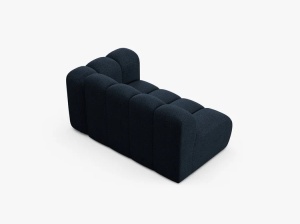 MODUL CANAPEA LUPIN, PE DREAPTA, 144 CM, ALBASTRU INCHIS, CU TAPITERIE DIN TEXTIL BOUCLE BALOO, MICADONI - Img 3