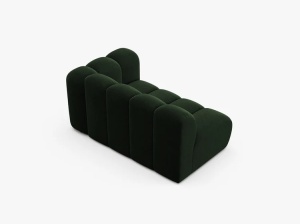 MODUL CANAPEA LUPIN, PE DREAPTA, 144 CM, VERDE SMARALD, CU TAPITERIE DIN TEXTIL CATIFEA VENUS, MICADONI - Img 3