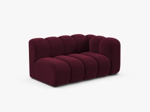 MODUL CANAPEA LUPIN, PE DREAPTA, 144 CM, VISINIU, CU TAPITERIE DIN TEXTIL CATIFEA VENUS, MICADONI - Img 2