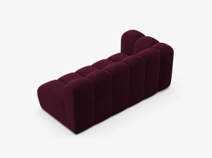 MODUL CANAPEA LUPIN, PE STANGA, 173 CM, VISINIU, CU TAPITERIE DIN TEXTIL CATIFEA VENUS, MICADONI - Img 3