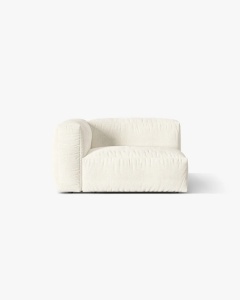 MODUL LATERAL PENTRU CANAPEA MARTINA, PE STANGA, FILDES, TAPITAT CU TAPITERIE DIN TEXTIL BOUCLE MONET, MICADONI