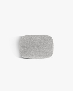 MODUL POUF CANAPEA/COLTAR MARTINA, 103X73 CM, ARGINTIU, TAPITAT CU TAPITERIE DIN TEXTIL BOUCLE MONET, MICADONI - Img 3