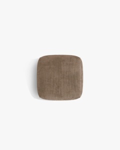 MODUL POUF CANAPEA/COLTAR MARTINA, 108X108 CM, GHINDA, TAPITAT CU TAPITERIE DIN TEXTIL CORDOI TILIA, MICADONI - Img 3