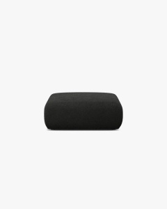 MODUL PUF CANAPEA MOLINO, 100X100, NEGRU, CU TAPITERIE DIN TEXTIL BOUCLE BALOO, MICADONI