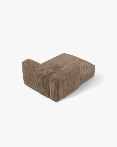 MODUL SEZLONG CANAPEA/COLTAR MARTINA, 130X176 CM, PE STANGA, GHINDA, TAPITAT CU TAPITERIE DIN TEXTIL CORDOI TILIA, MICADONI - Img 3