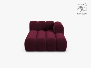 MODUL SEZLONG CANAPEA LUPIN, PE DREAPTA, VISINIU, CU TAPITERIE DIN TEXTIL CATIFEA VENUS, MICADONI