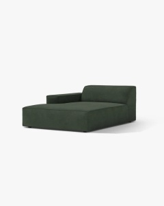 MODUL SEZLONG COLTAR JODIE, 162X102 CM, PE STANGA, VERDE MUSCHI, TAPITAT CU TAPITERIE DIN TEXTIL STRUCTURAT LIBERTY, MICADONI - Img 2